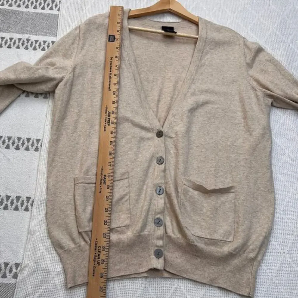 Faded Glory Cardigan Y2K Normcore Grandpacore Academia Heritage Cotton Pocket XL - Picture 7 of 8